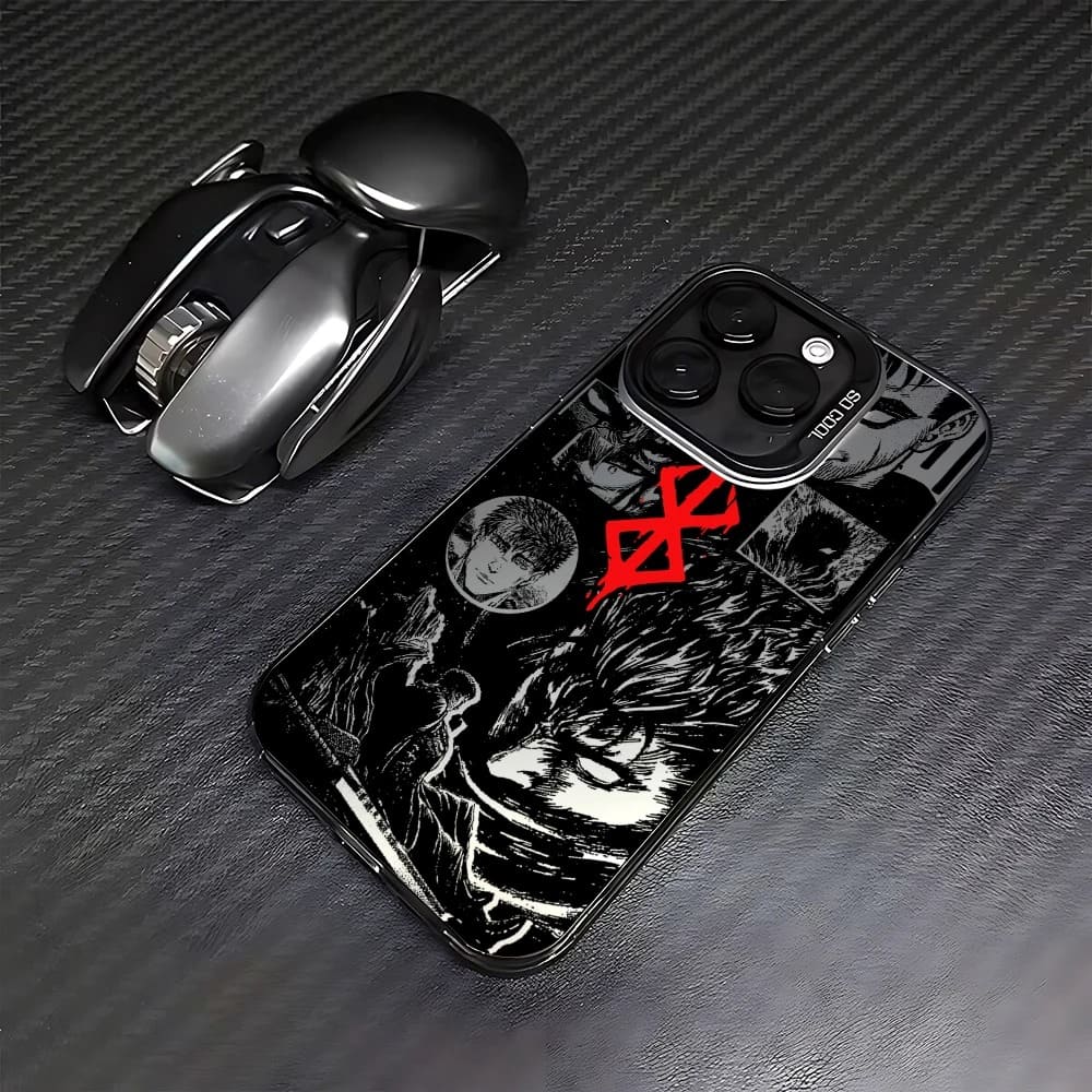 Cover Berserk iPhone – Potenza e Oscurità nella Tua Mano